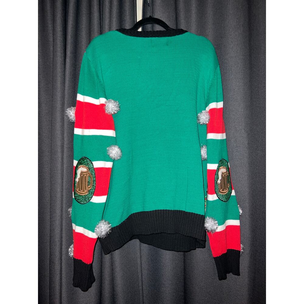 Ugly Christmas Sweater Xmas Size XL Spencer’s Beer - Picture 3 of 3